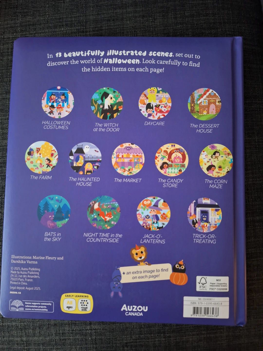 Auzou I Love Halloween Seek-and-Find Book - photo 2