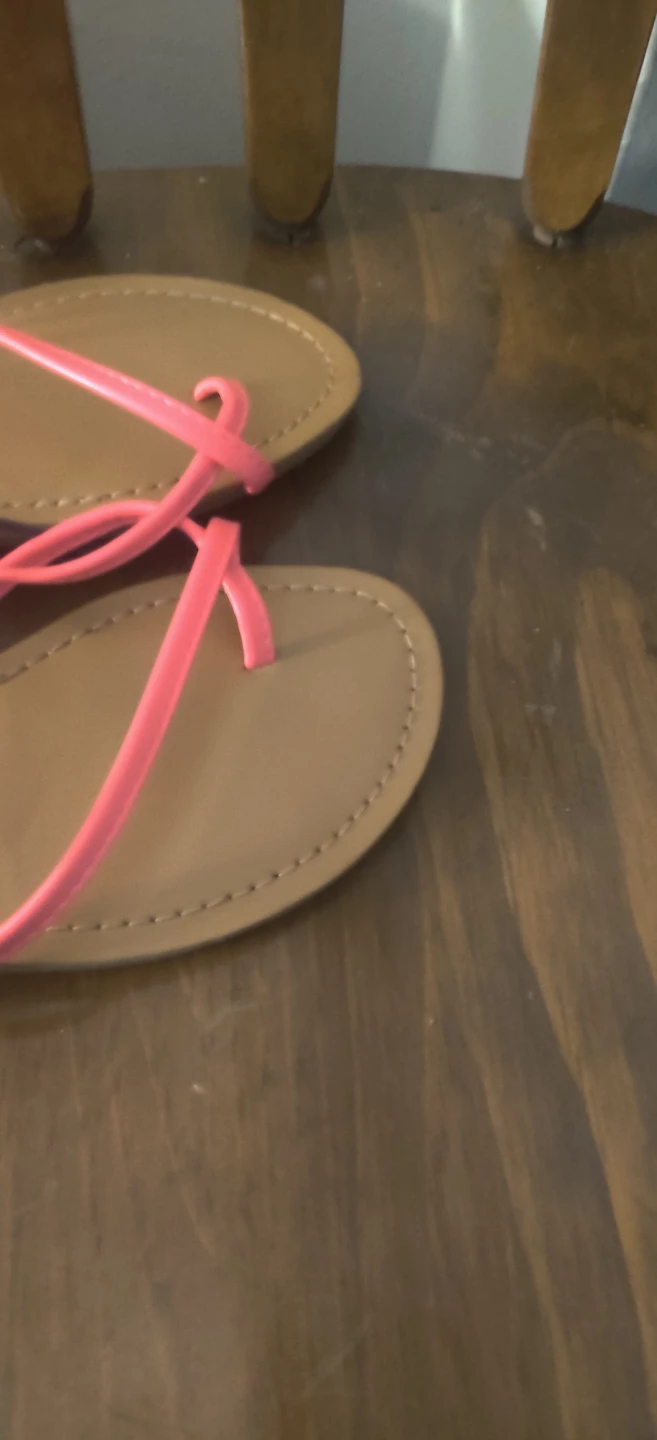 Harlow Pink Thong Sandals. Size 6 - photo 3