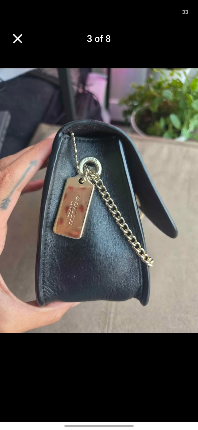 Coach Black Leather Shoulder Bag - photo 3