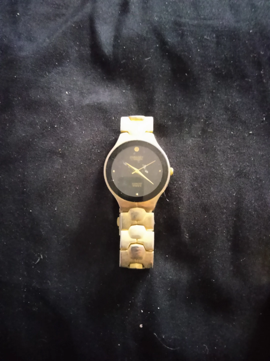 Evana Quartz Gold Tone Watch