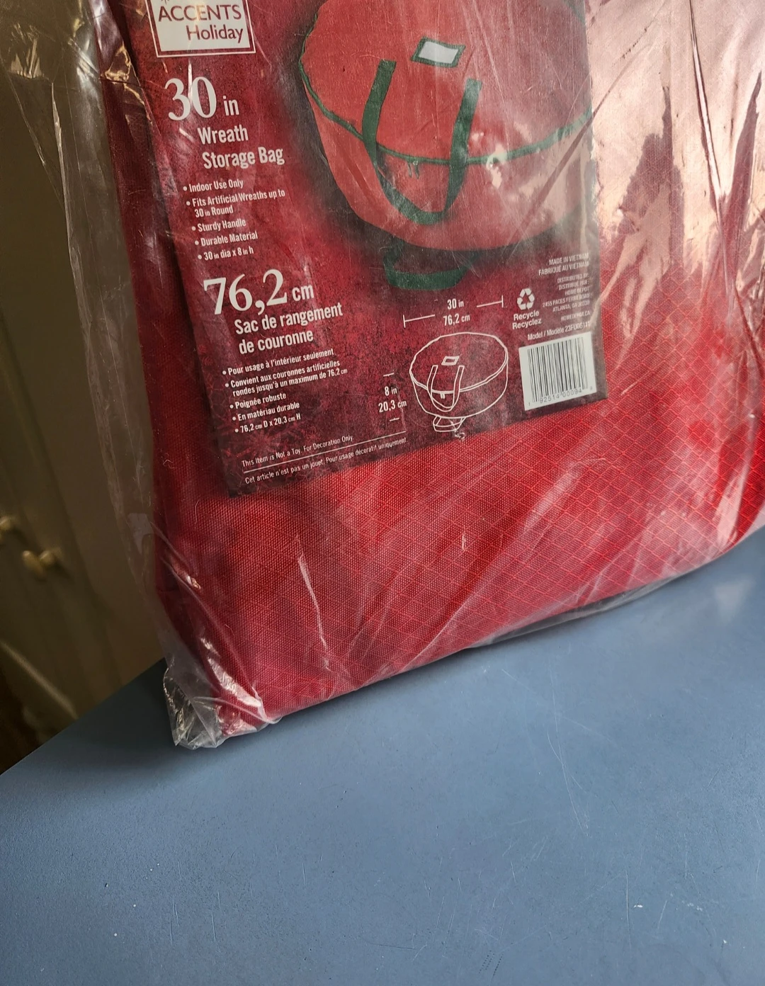 Home Accents Holiday 30 inch Wreath Storage Bag - photo 2