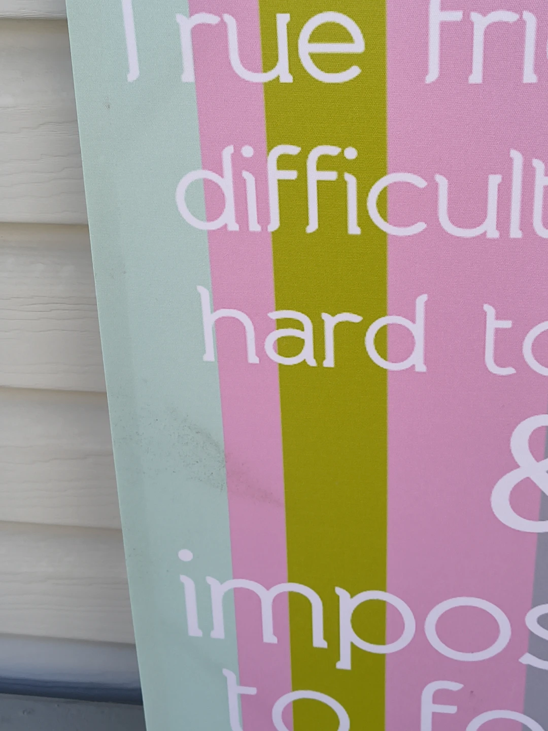 True Friends Inspirational Canvas Wall Art - photo 2