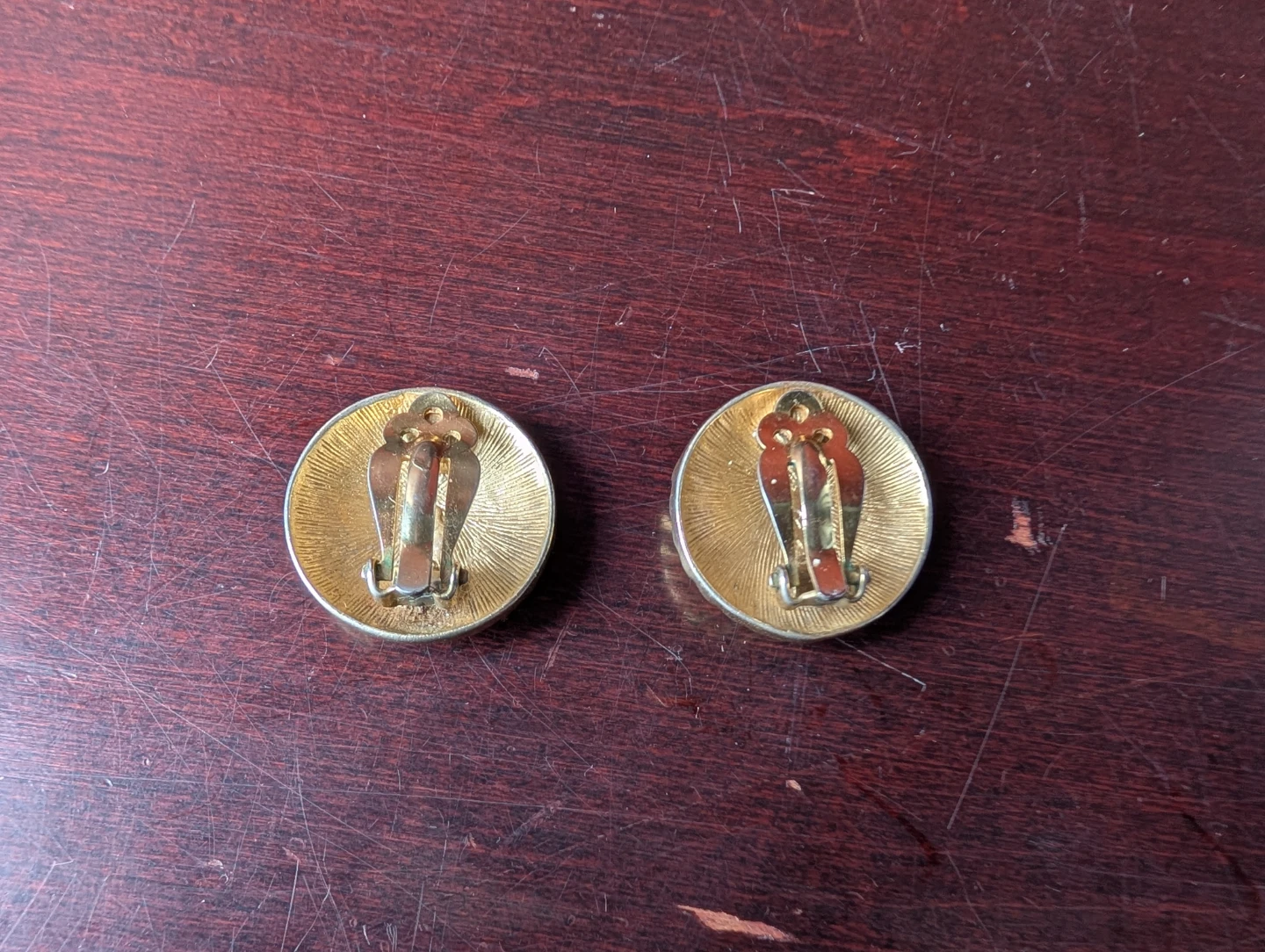 Gold Tone Swirl Clip-On Earrings - photo 2