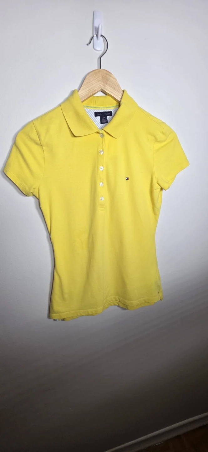 Tommy Hilfiger Yellow Polo Shirt
