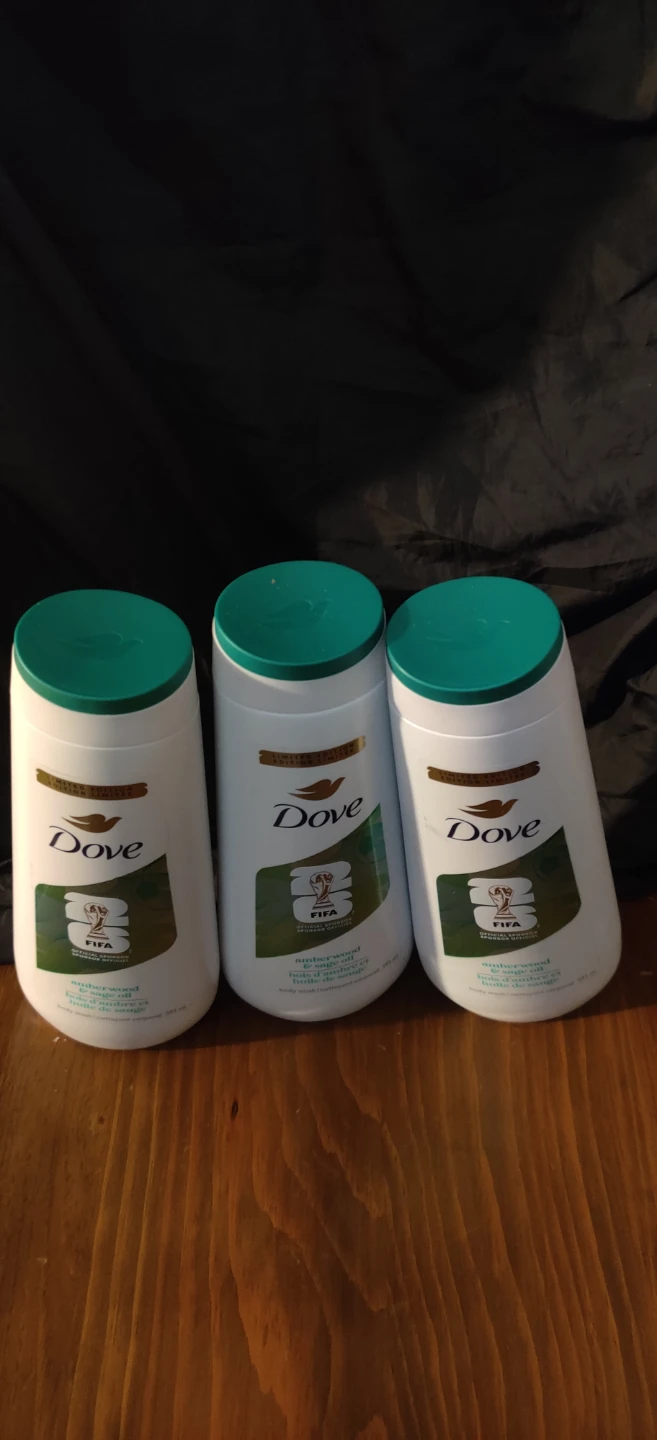 Dove Amberwood & Sage Oil Body Wash - Limited Edition FIFA