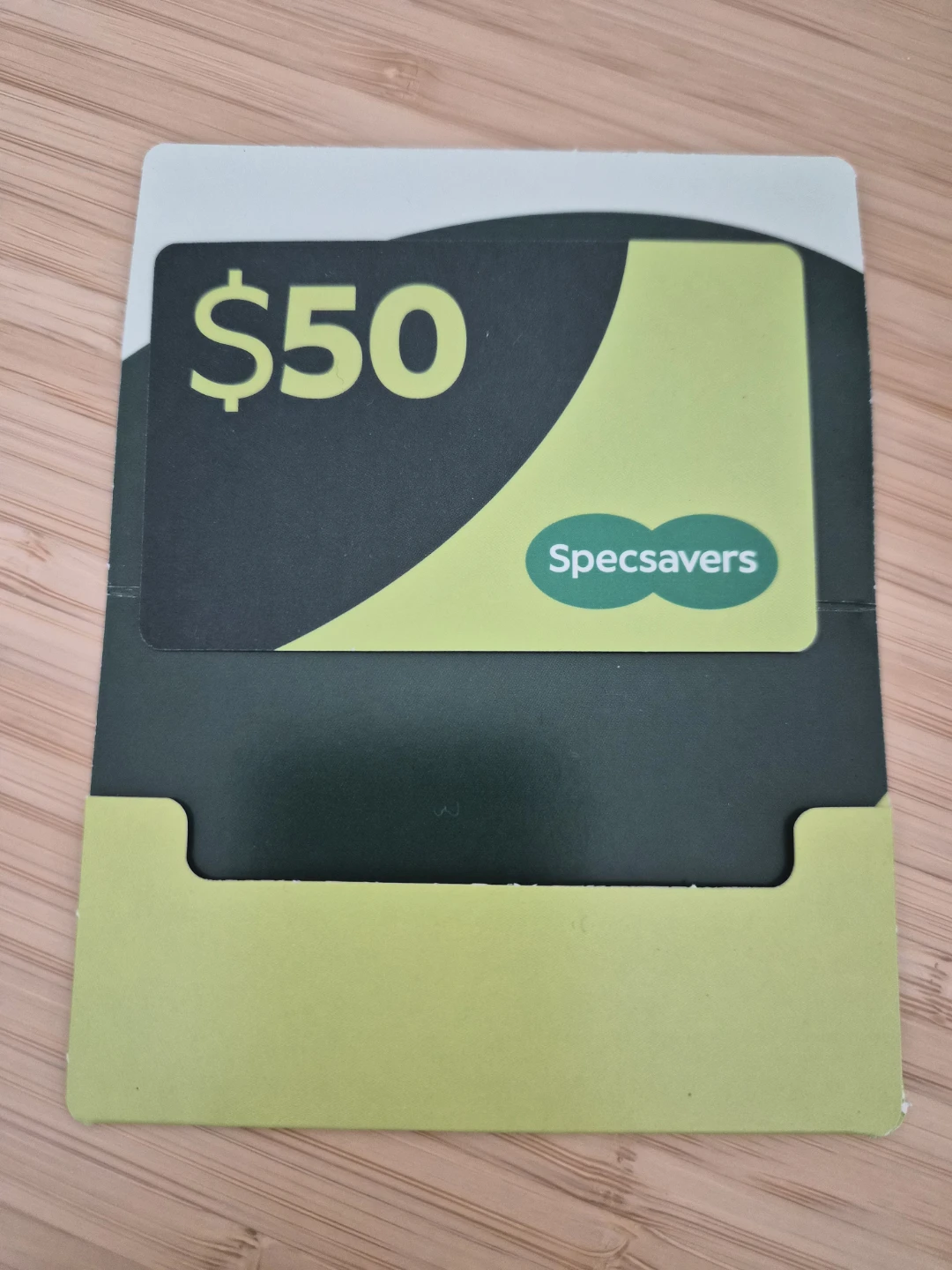 Specsavers gift card