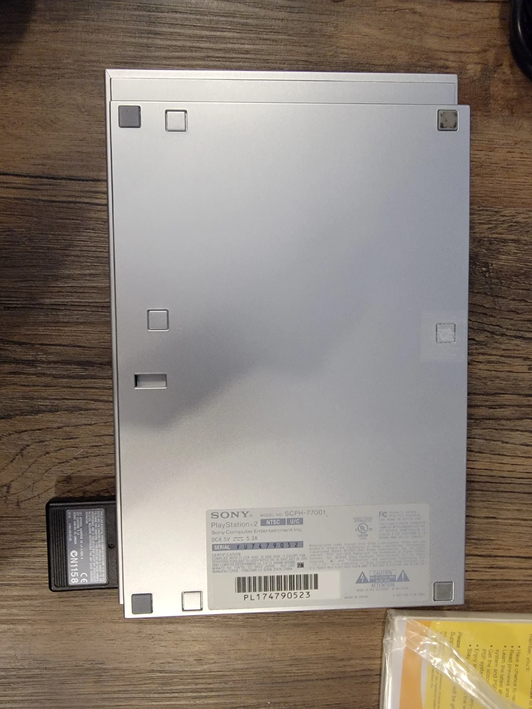 Silver Sony PlayStation 2 Slim Version with games - photo 3