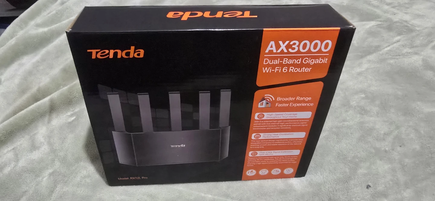 Tenda AX3000 Dual-Band Gigabit Wi-Fi 6 Router