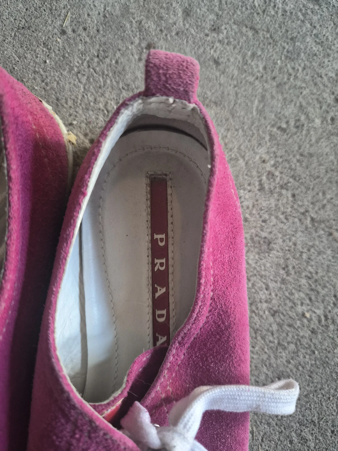 Prada Suede Sneakers - Pink , size 35 - photo 2