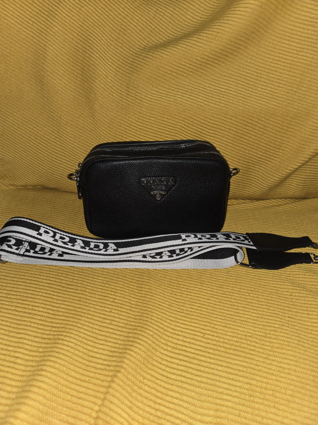 Prada Black Leather Camera Bag - photo 4