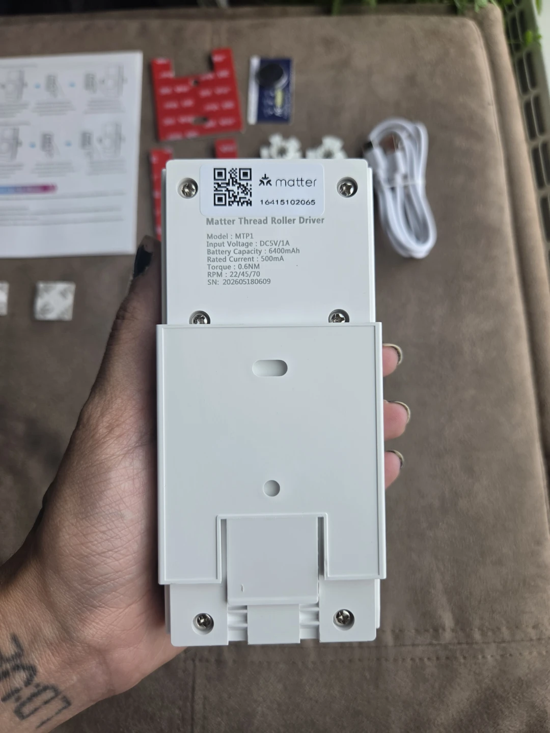 ZGMiSmart Smart Matter Thread Roller Shade Driver - photo 5