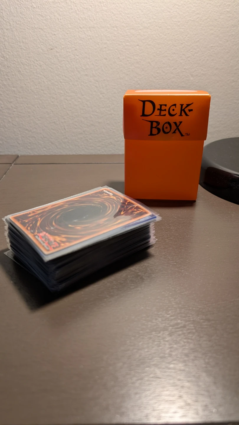 Ultra PRO Orange Deck Box + 70 bulk TCG cards