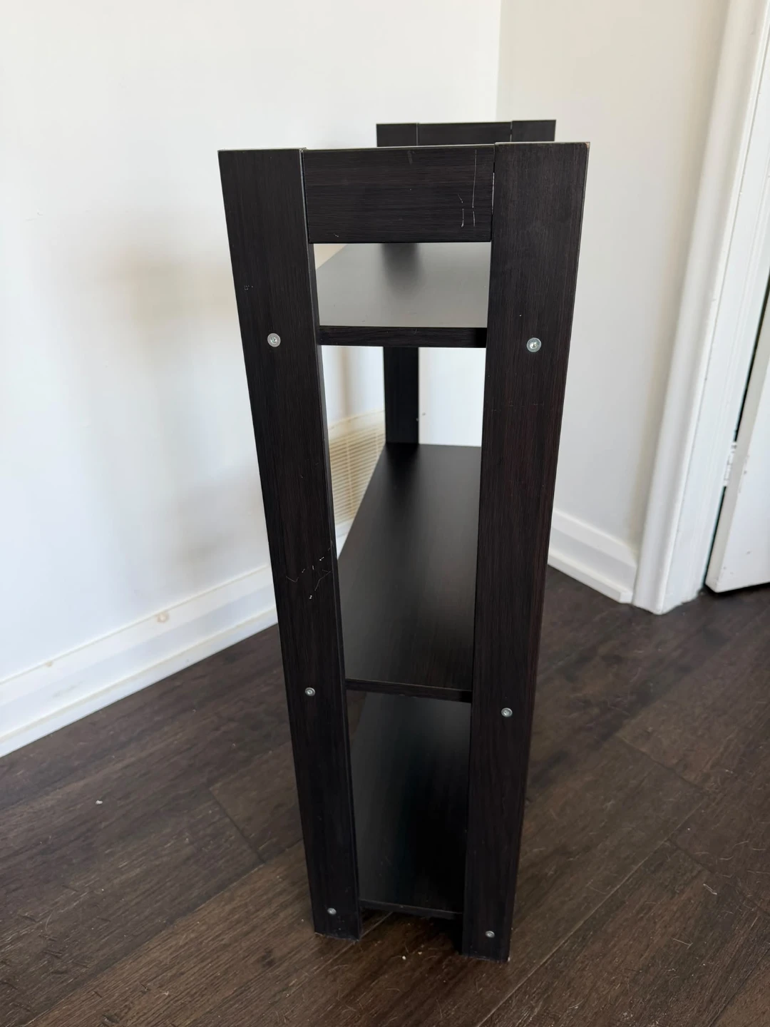 Dark Brown 3-Tier Ladder Shelf - photo 3
