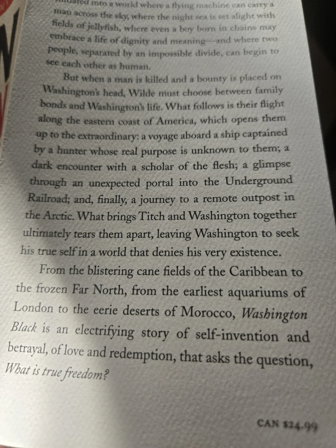 Washington Black by Esi Edugyan Novel - photo 4