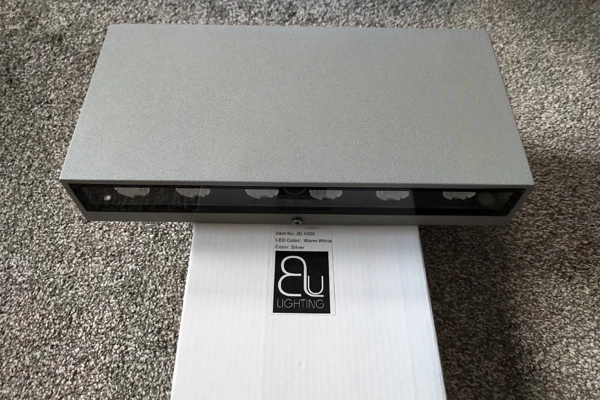 EU Lighting BL1020 Outdoor Wall Light - Silver - photo 3