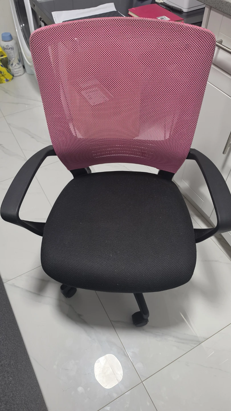 Pink Mesh Back Office Chair