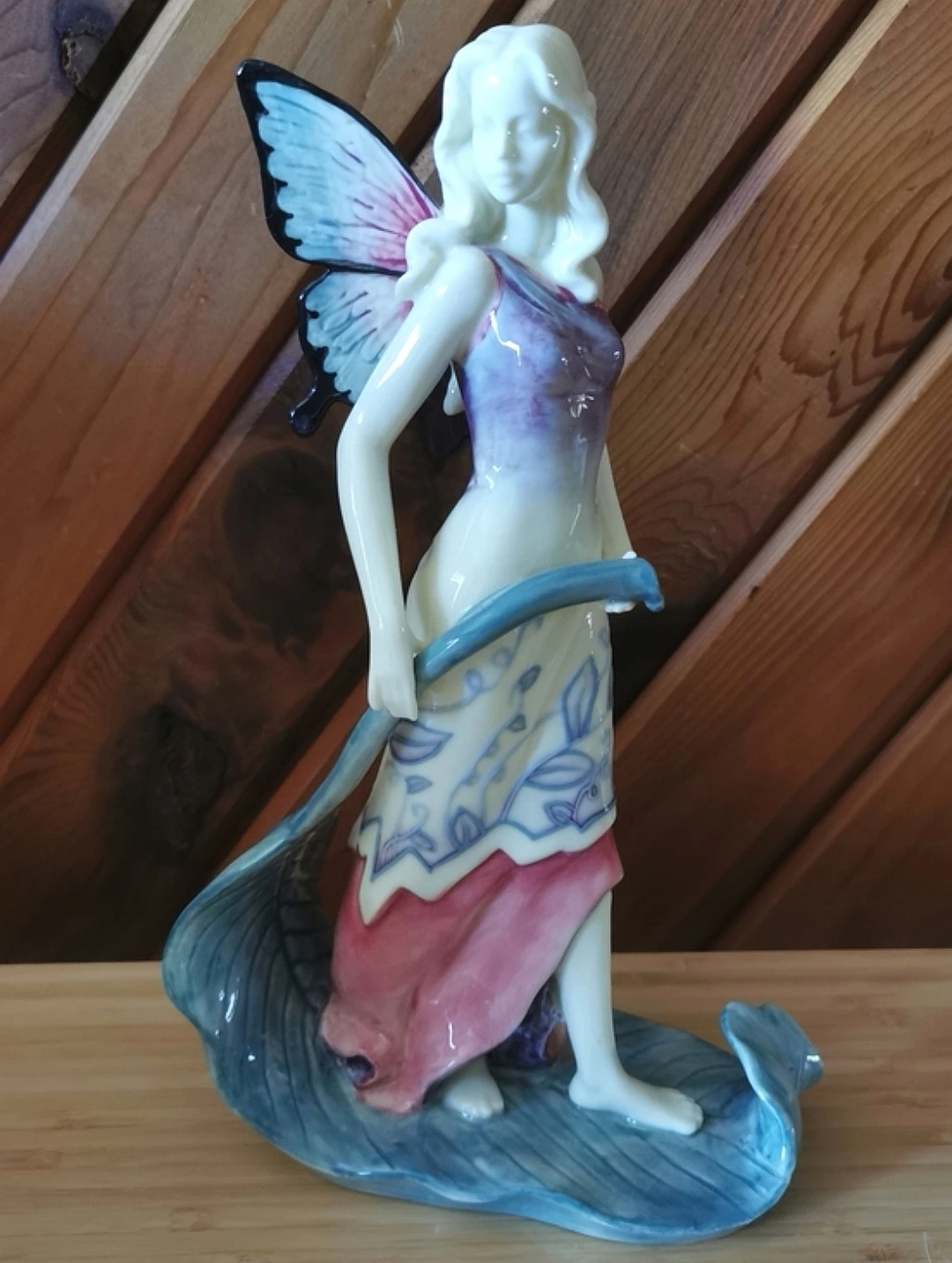 Art Nouveau Style Benaya Fairy Figurine Butterfly Wings