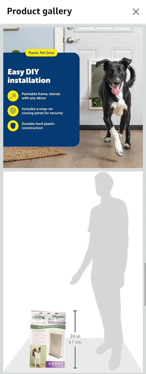 PetSafe Large Plastic Pet Door - photo 5
