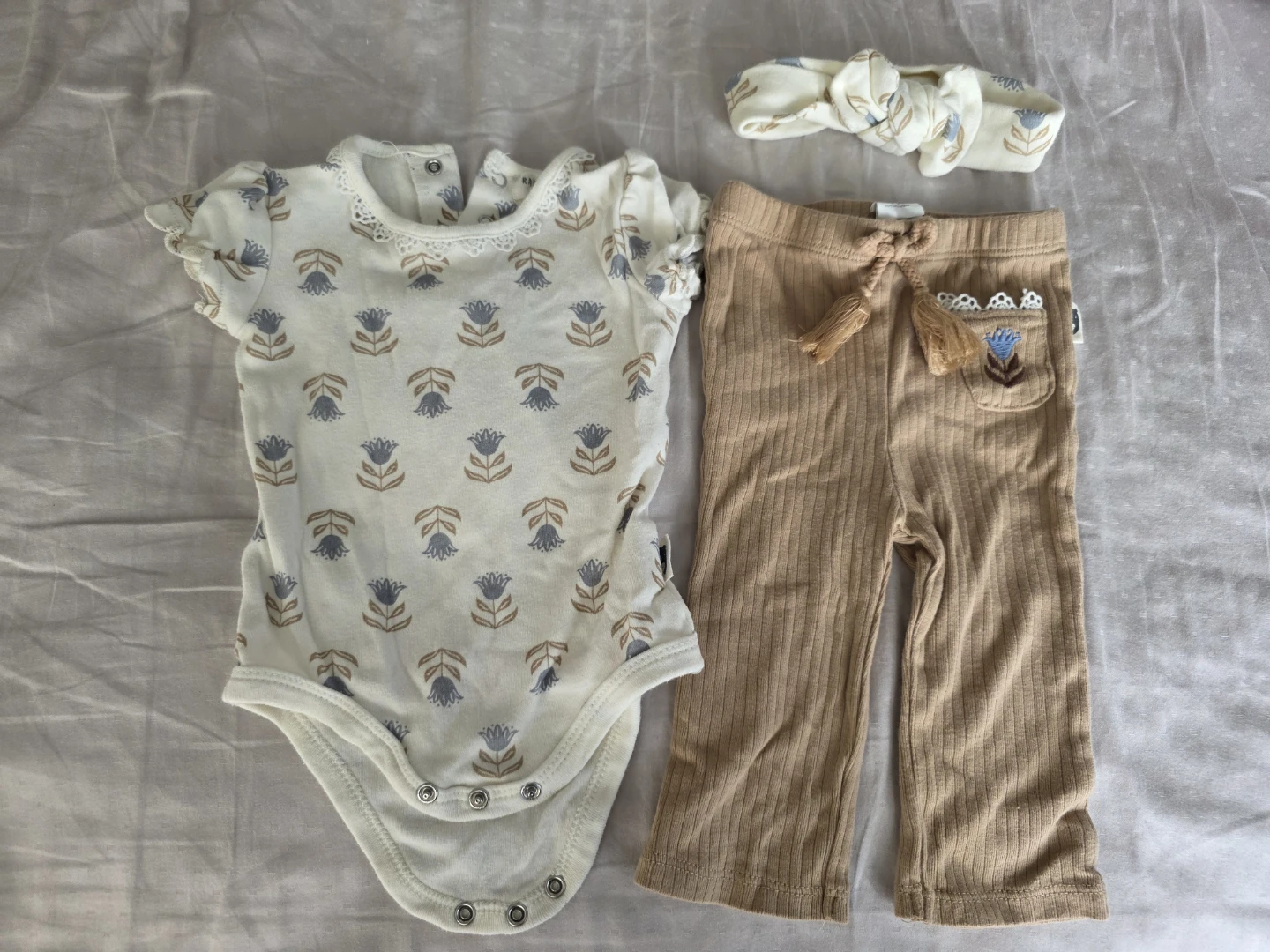 Baby Clothing Set - & Headband - 3-6 Months