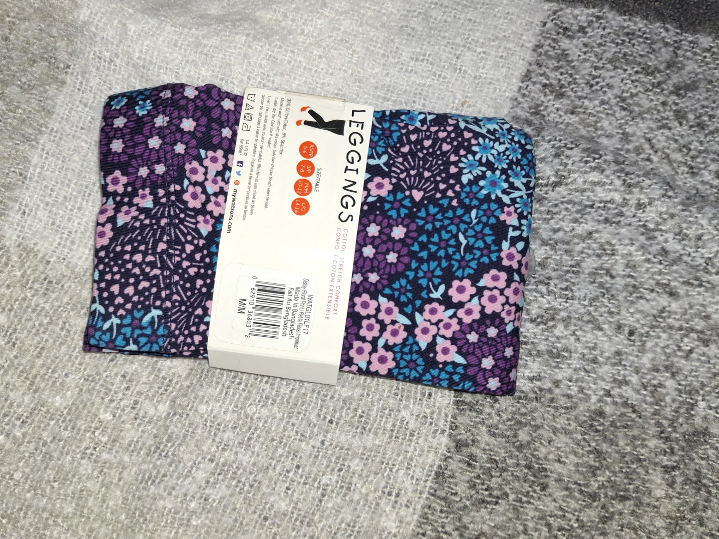 GIRLS COTTON COMFORT LEGGINGS - M/M - photo 2