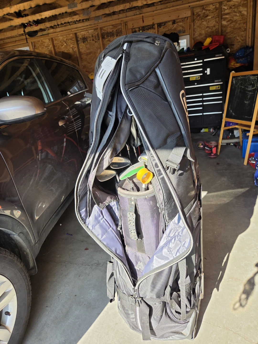 Golf bag and clubs - photo 5