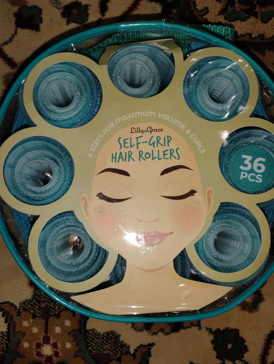 Self grip hair rollers