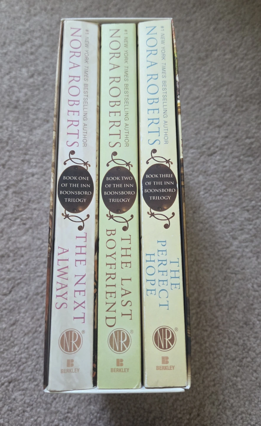 Nora Roberts Books - 2 different sets, like new