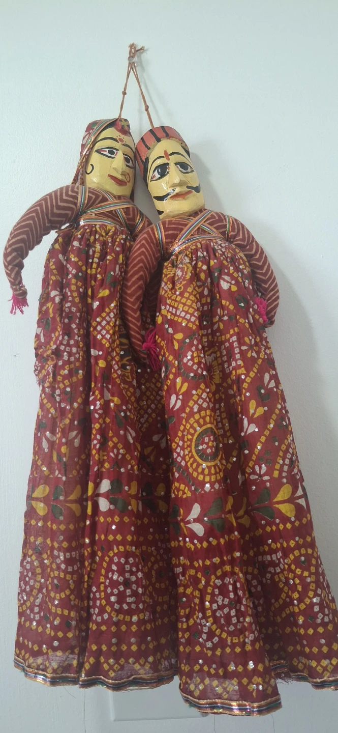 Traditional Indian Puppets - Pair - photo 3