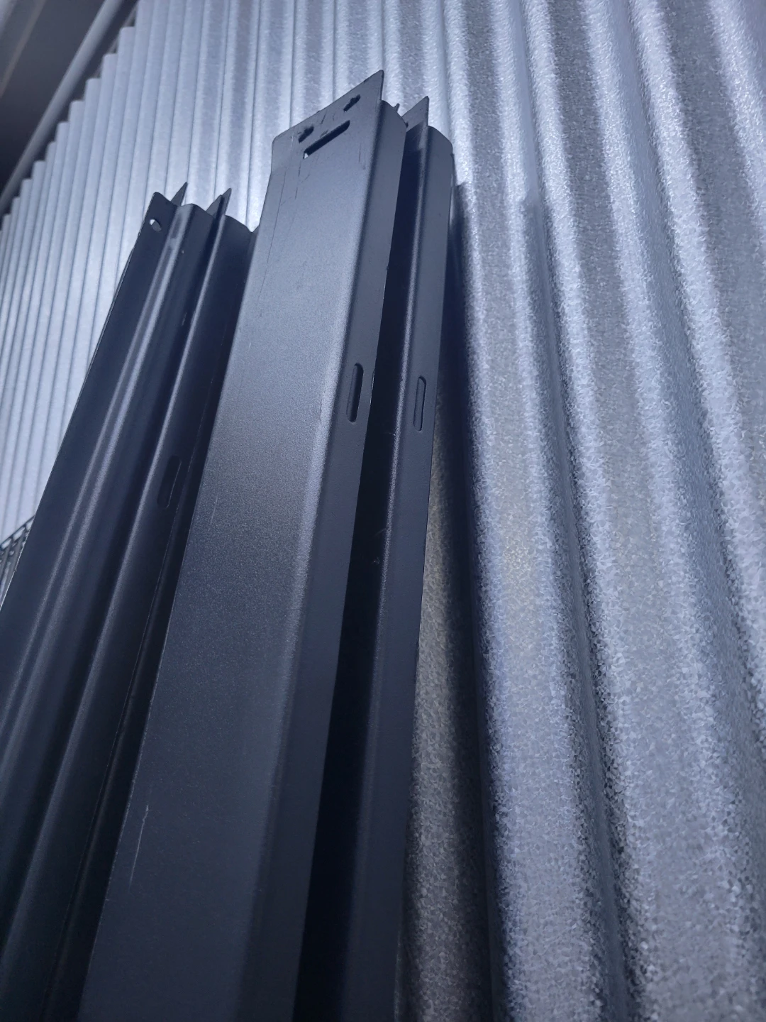 Black Metal Grid Panels and Support Beams - photo 5