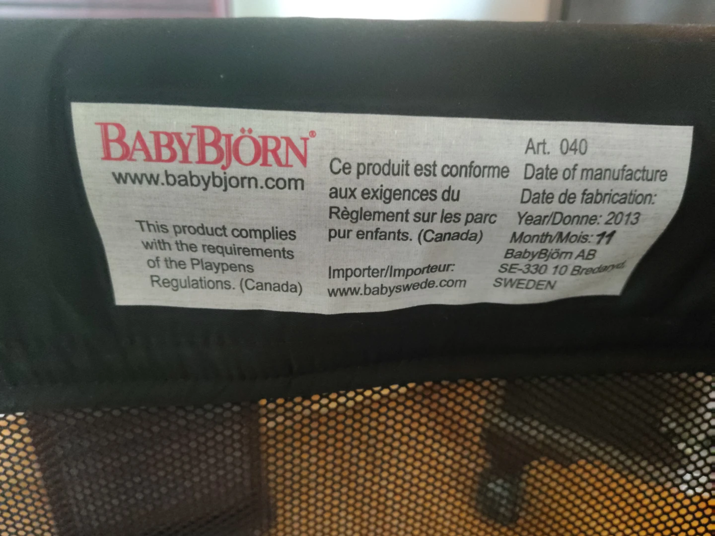 BABYBJÖRN Travel Crib - photo 3