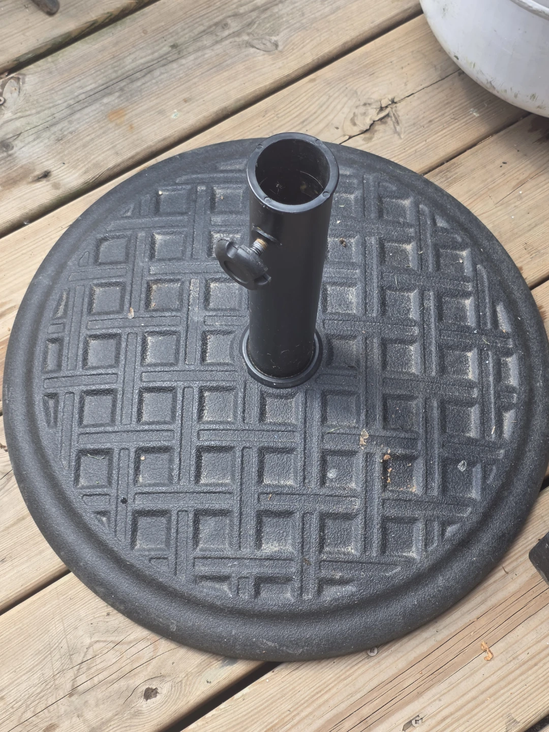 Black Patio Umbrella Base