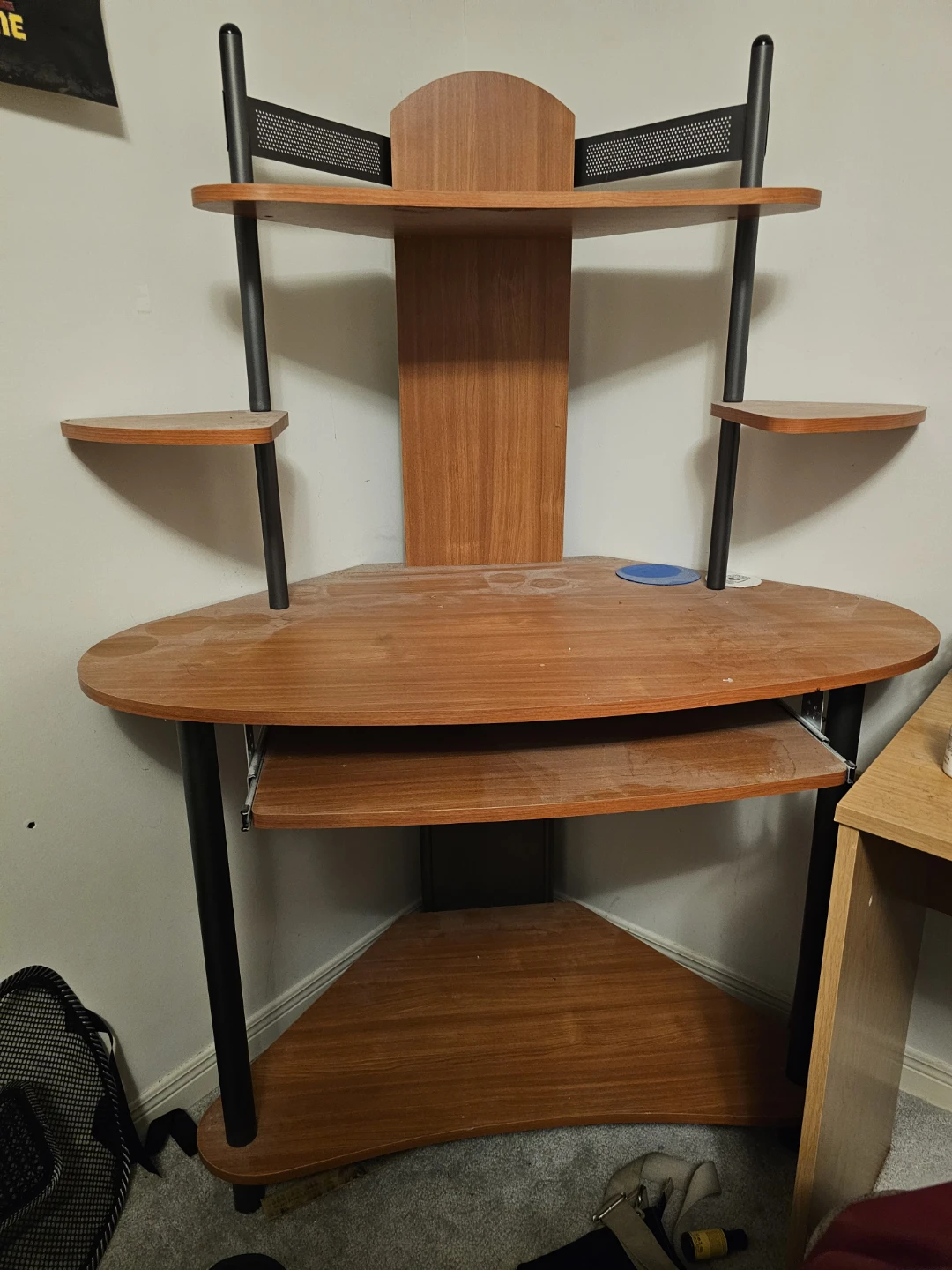 Corner Computer Desk with Shelving - photo 2