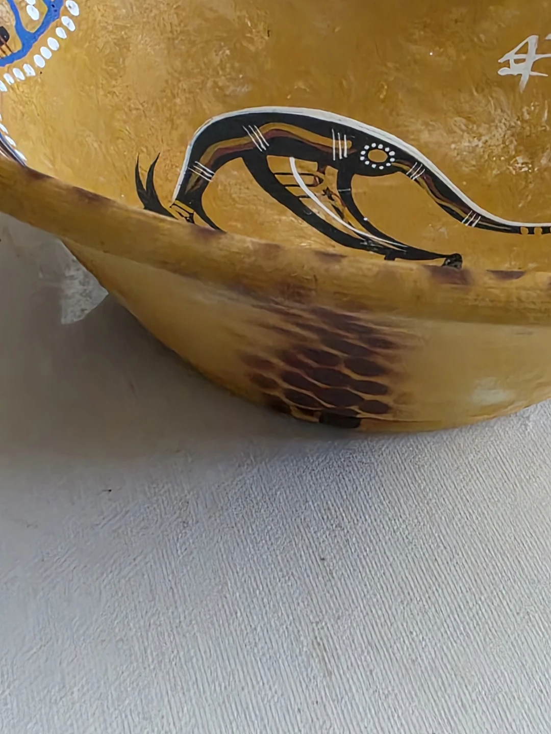 9" Decorative Plate with Aboriginal Art Design - photo 3