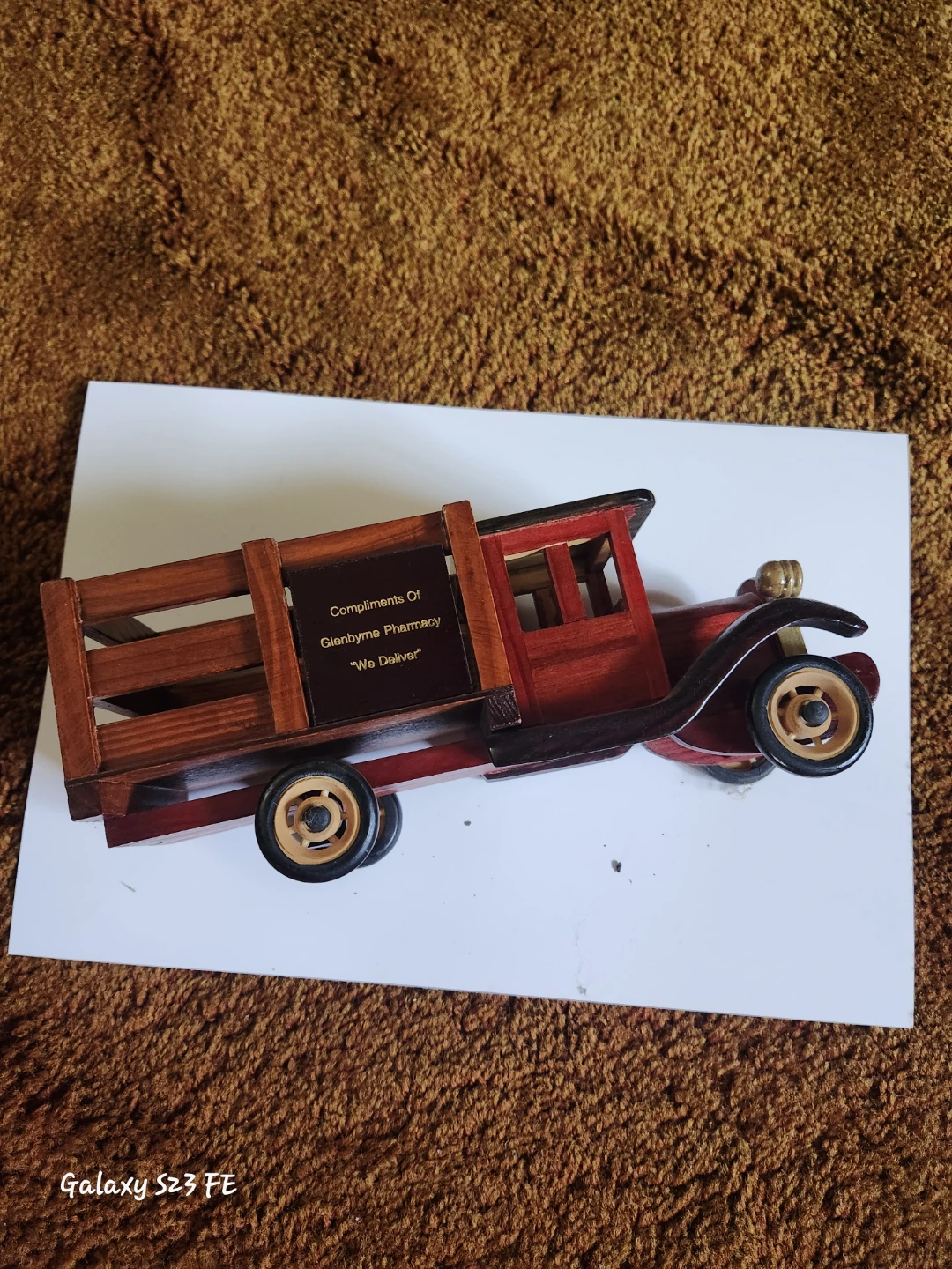 Wooden Toy Truck - Glenbyme Pharmacy "We Deliver" - photo 4