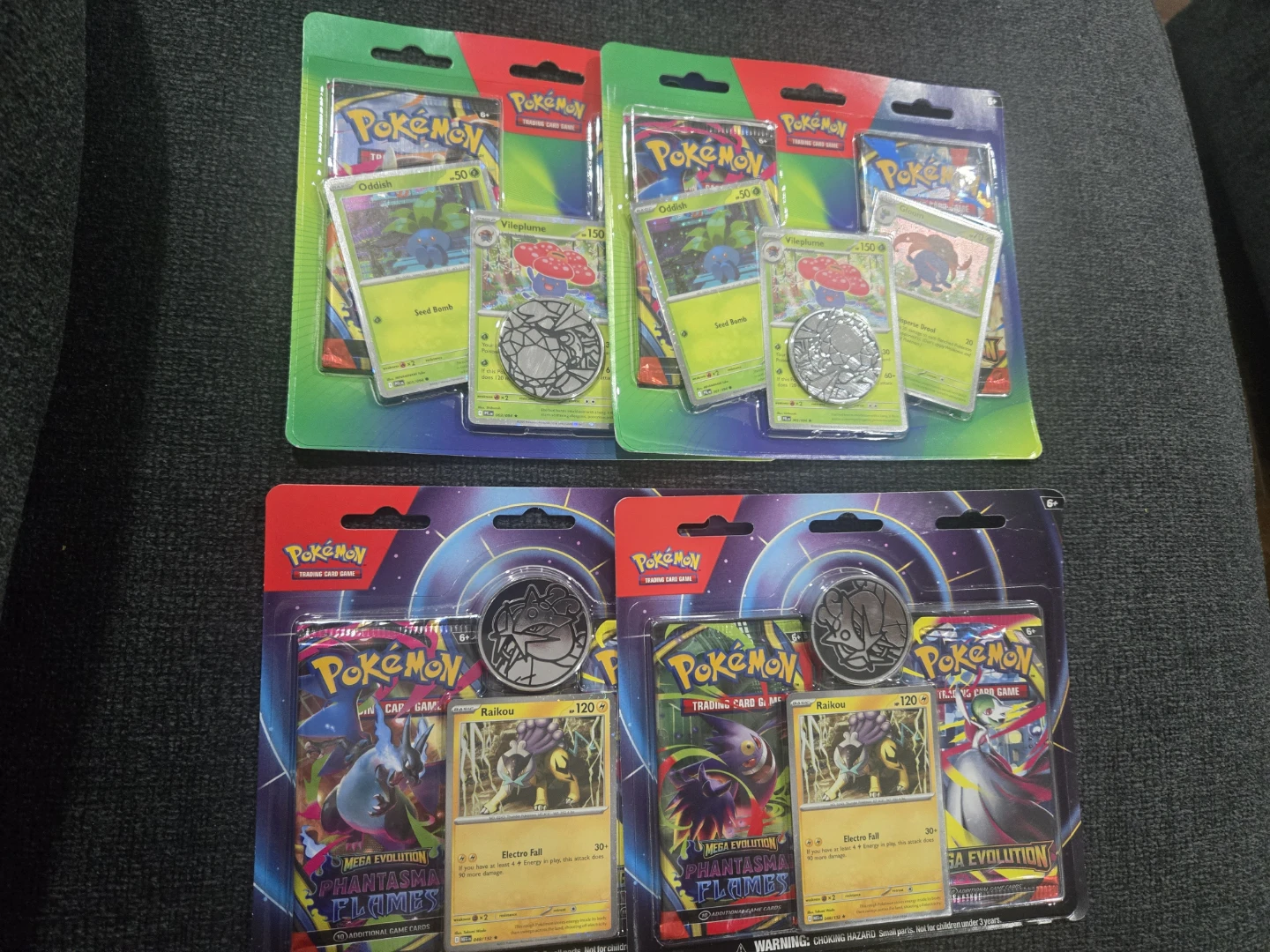 Pokemon Trading Card Game Booster Packs & Coin