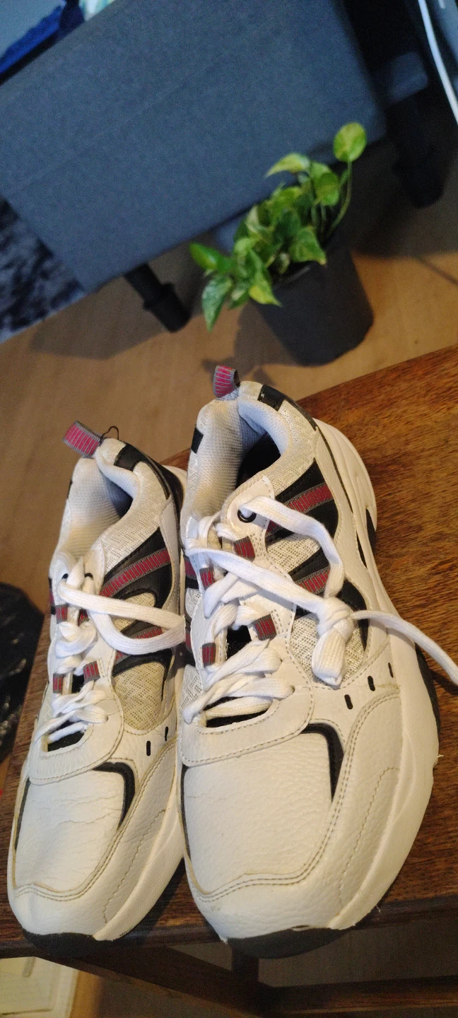 White and Black Running Shoes - photo 2