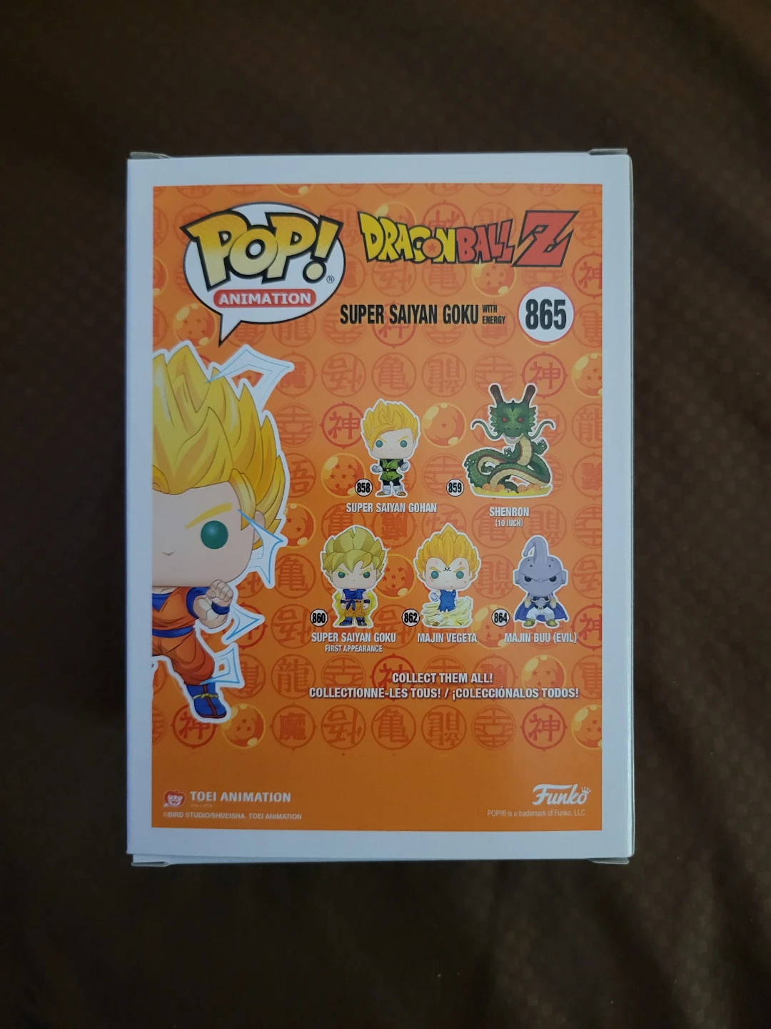 Funko Pop! Animation Super Saiyan Goku with Energy #865 - photo 3