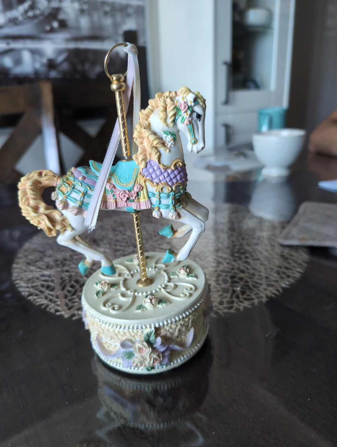 Decorative Musical Carousel Horse - photo 3
