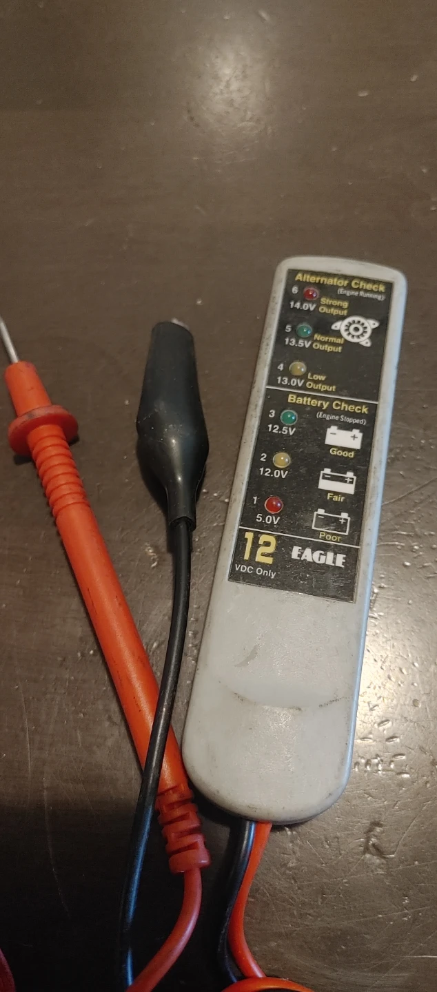 EAGLE 12V VDC Battery and Alternator Tester