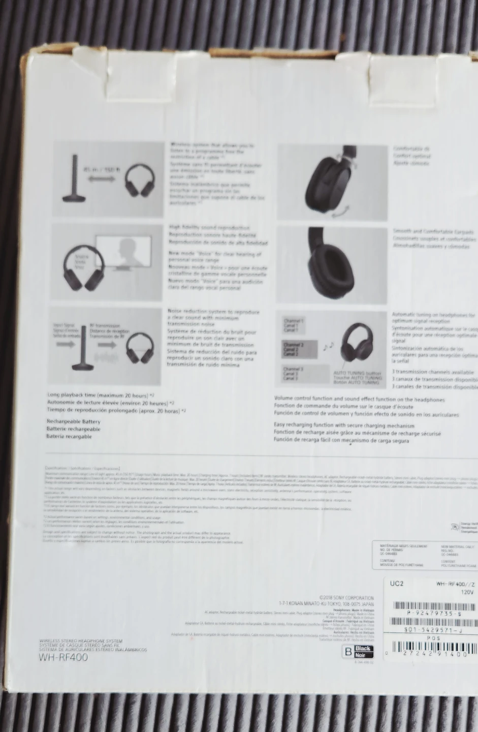 New Sony Wireless Stereo headphone system - photo 4