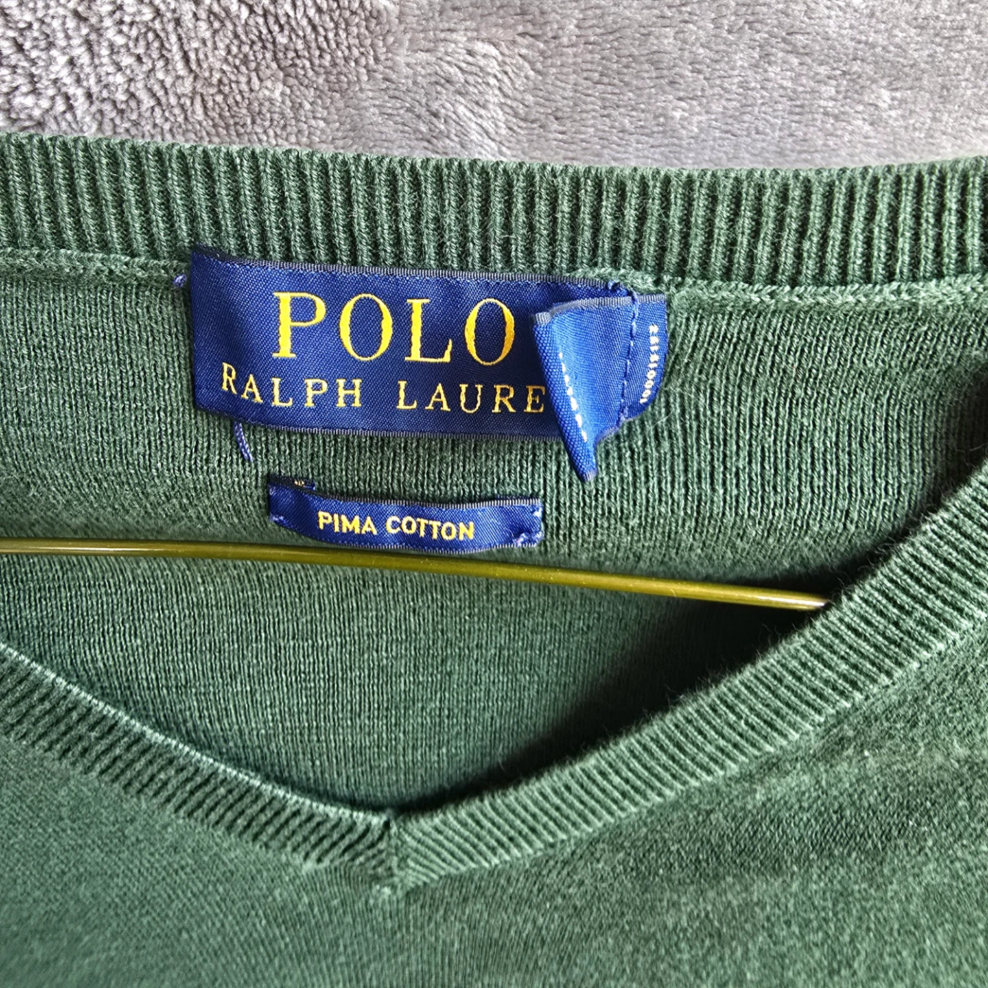 Polo Ralph Lauren Men's Green V-Neck Sweater - photo 2