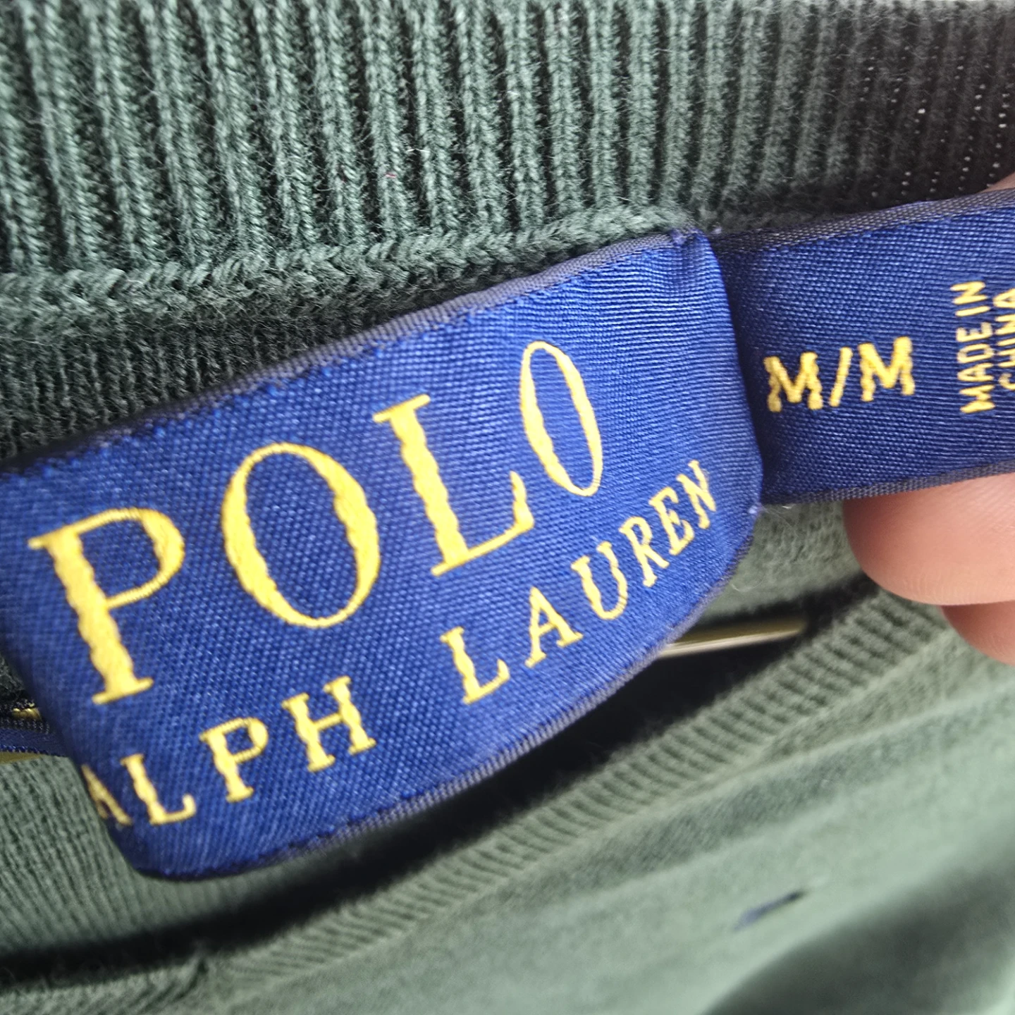 Polo Ralph Lauren Men's Green V-Neck Sweater - photo 4