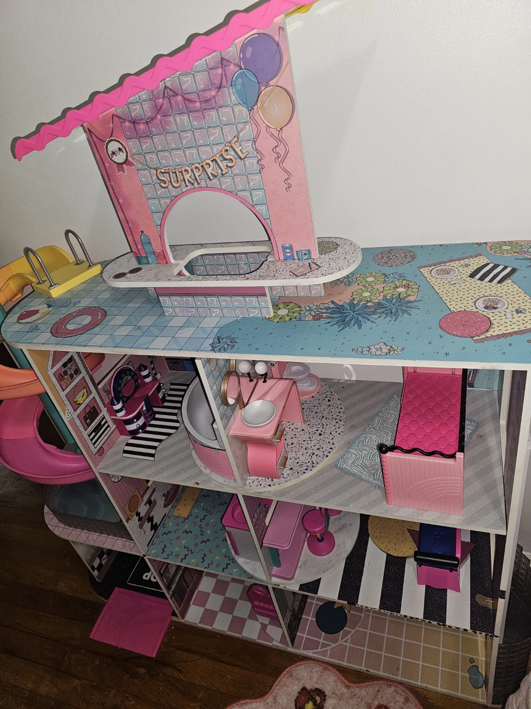 Barbie Dollhouse with Pool and Slide - photo 4