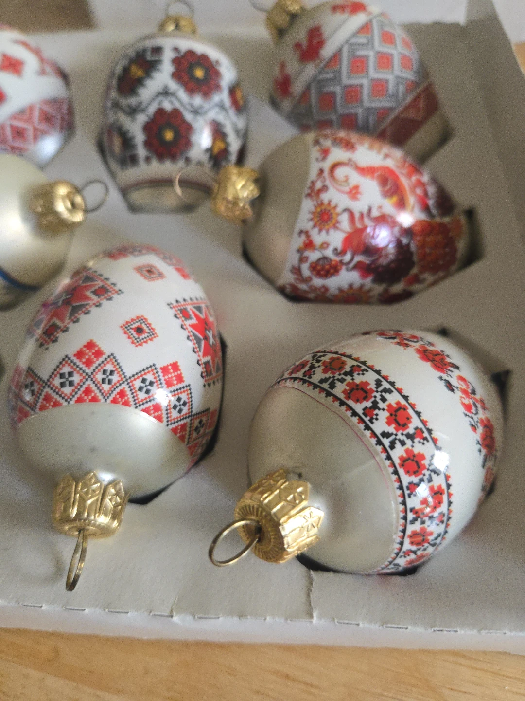 Set of 7 Decorative Ukrainian Egg Ornaments - photo 4