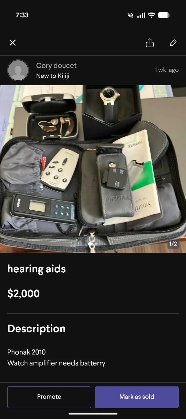 Phonak and Siemens Hearing Aids with Accessories