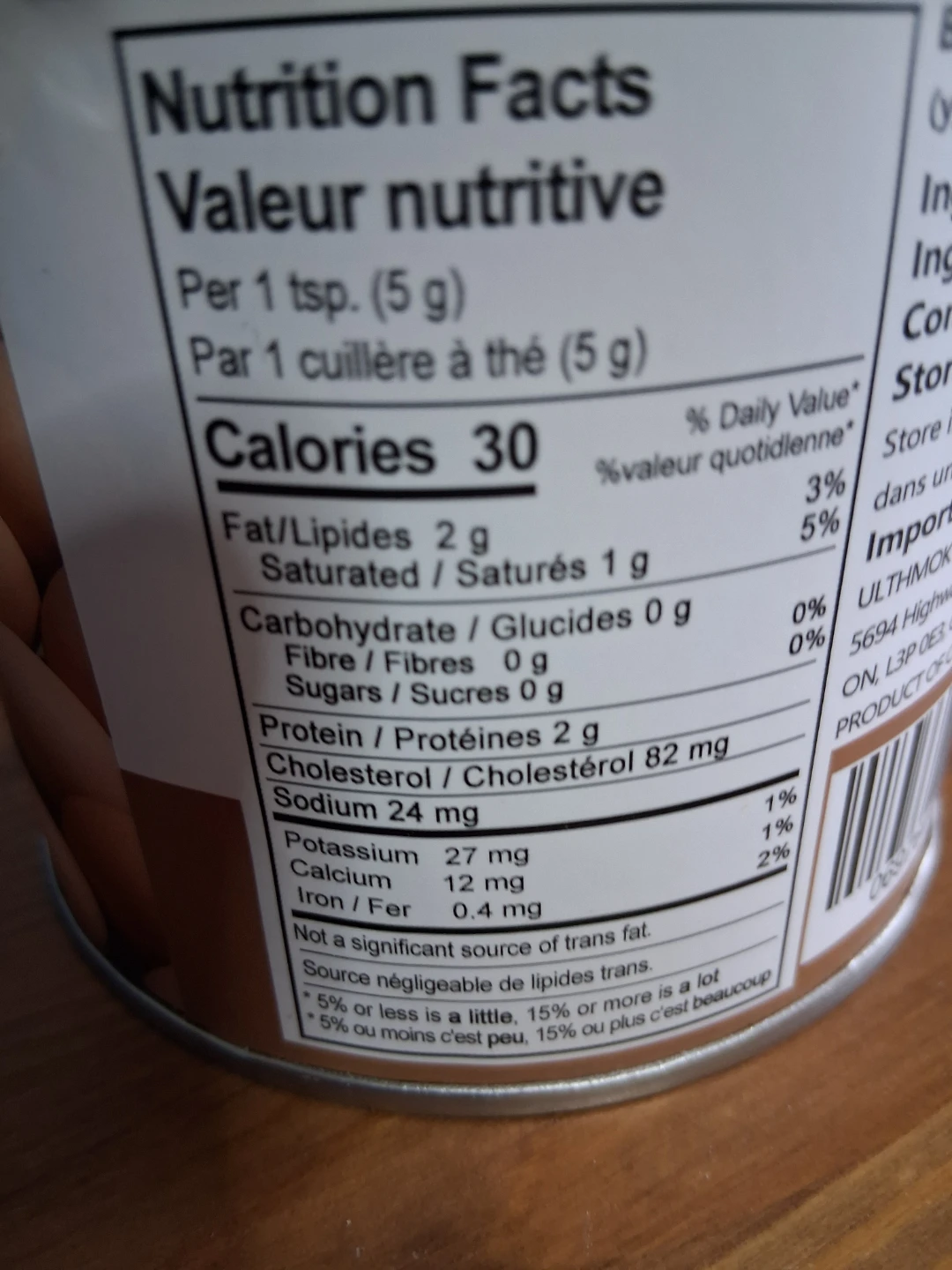Sealed Auspisee Dried Whole Egg Powder - 200g Can - photo 4