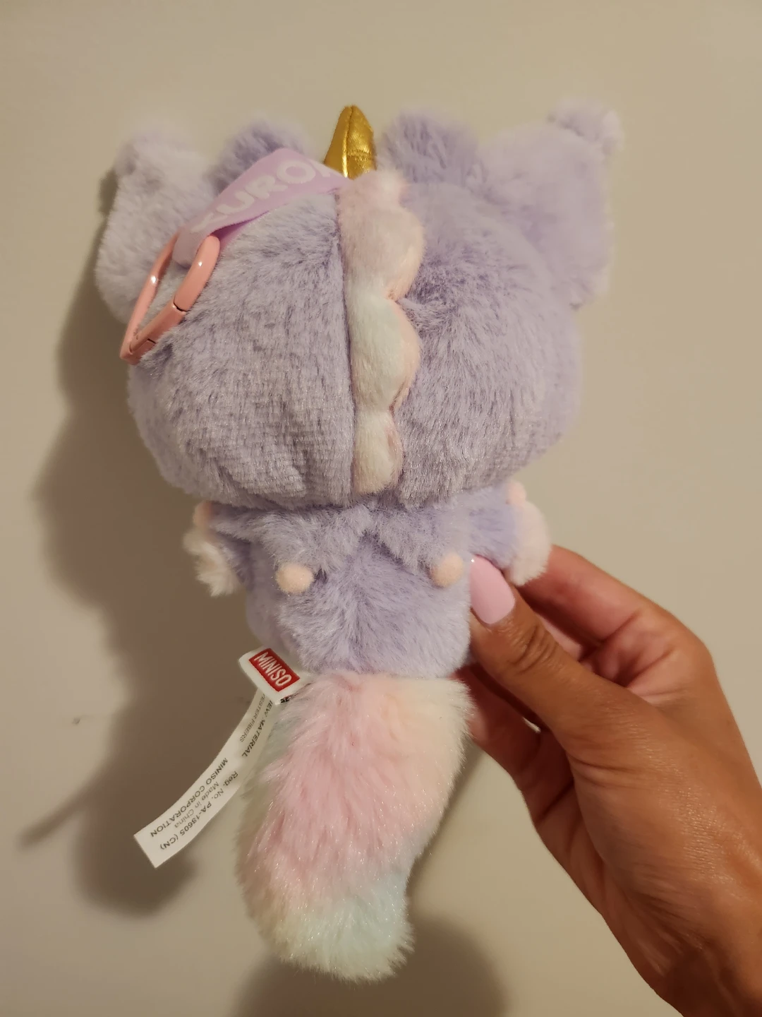 MINISO My Melody Unicorn Plush Keychain - photo 2