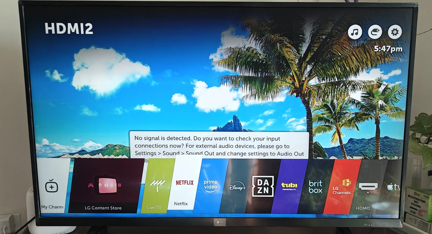 49 inch LG Smart  TV