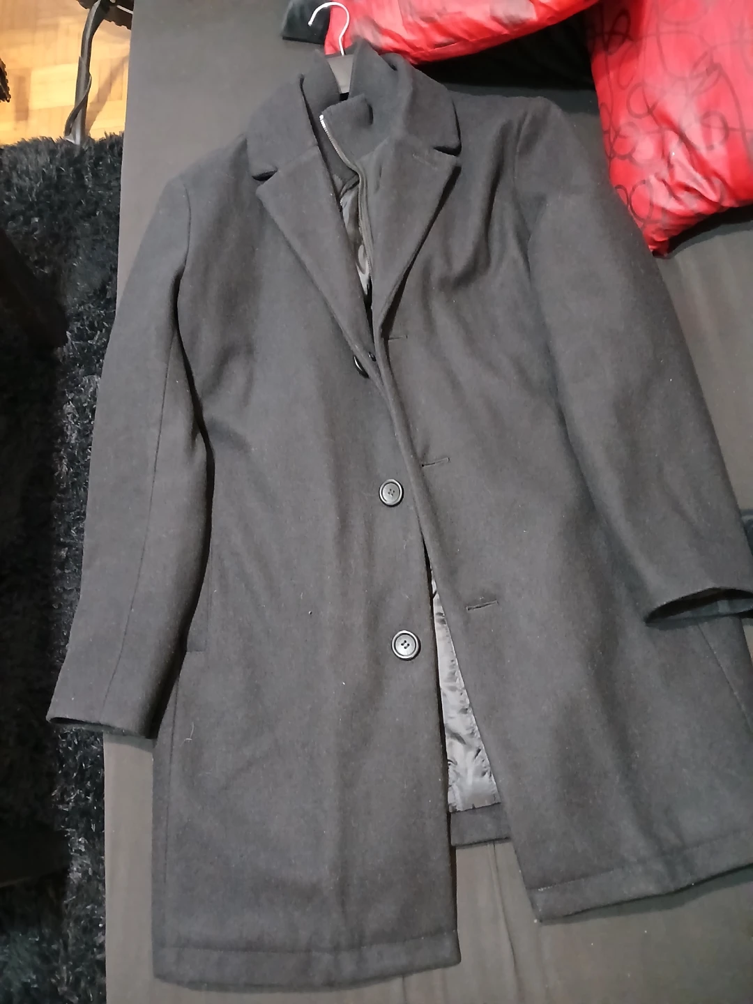 Guess Wool blend knee length peacoat