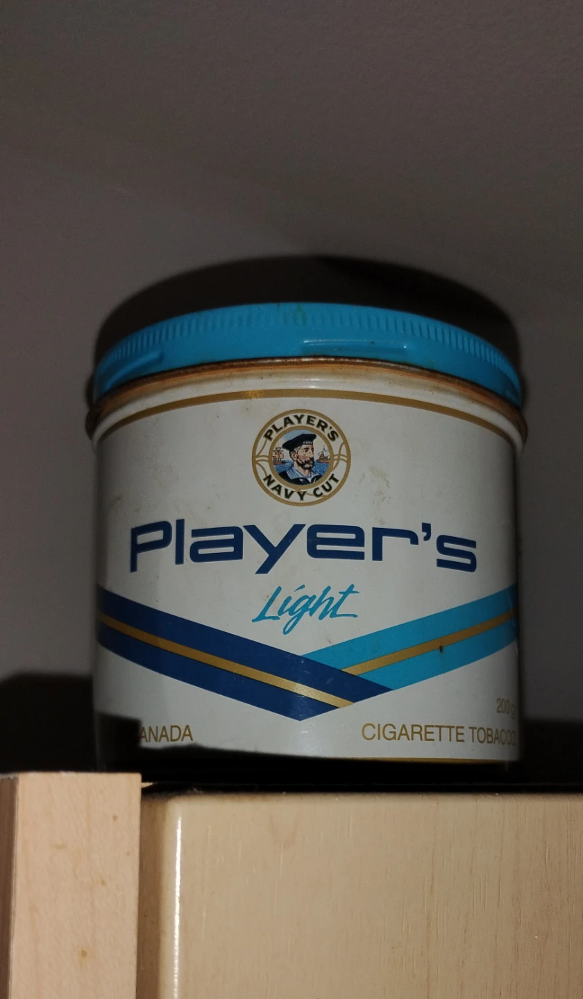Players cigarette vintage tobacco tin